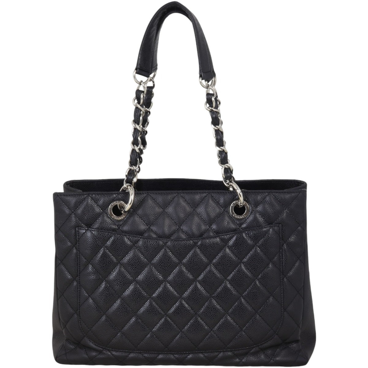 Chanel Grand Shopping Tote Quilted Shoulder Bag