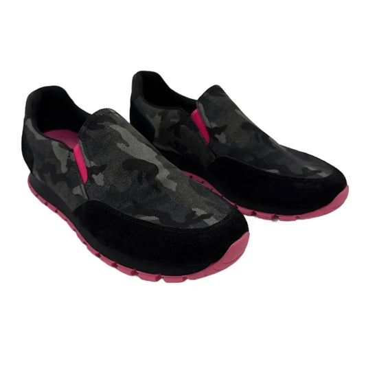 Prada Shoe Como Print Slip-On Luxury Sneaker s Shoes