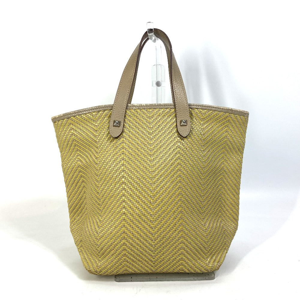 Tote Bag , Polyester Yellow Type Handbag Leather