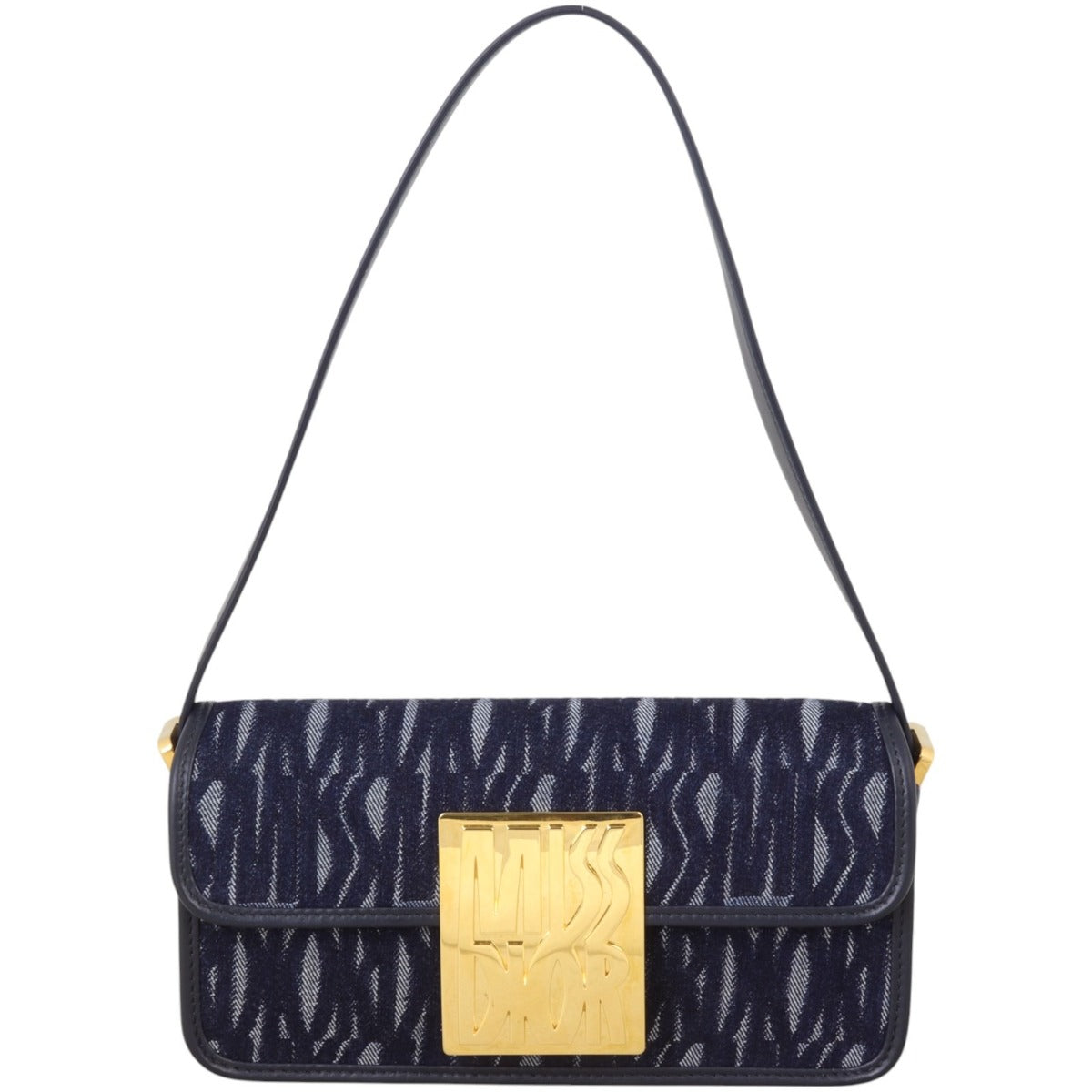 Dior Miss Bag Denim Flap Travel Bag