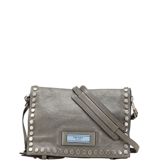 Prada Etiquette Shoulder Bag Leather
