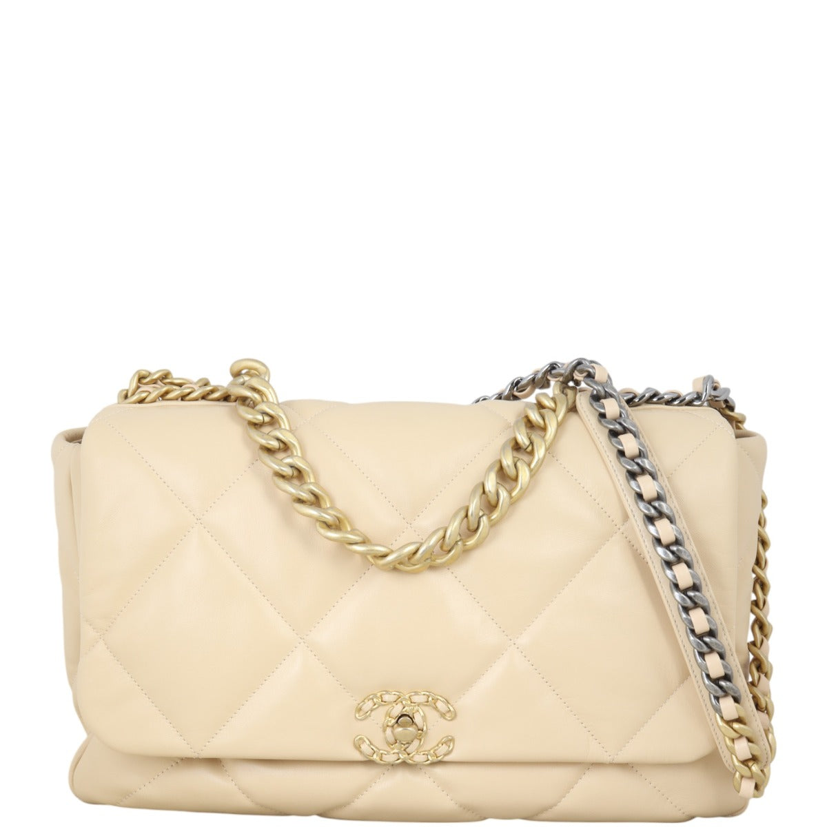 Chanel 19 Bag Maxi Quilted Flap Shoulder Bag
