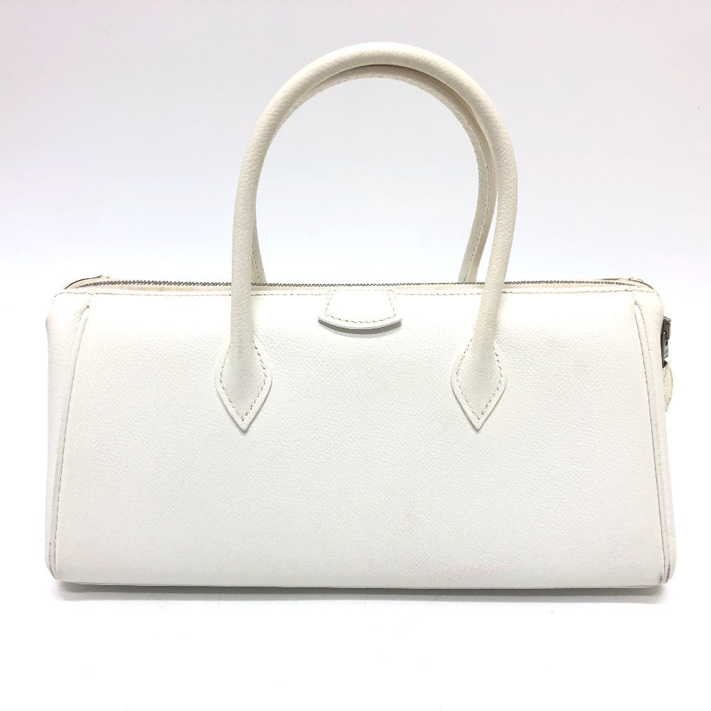 Hermes Handbag Epsom Pararibbe Bay White Travel Bag