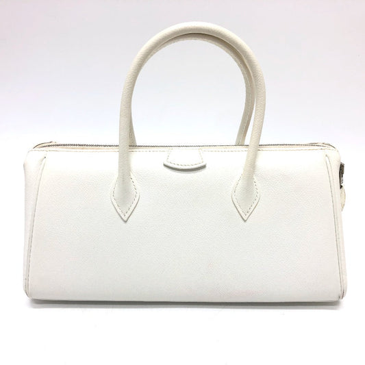 Hermes Handbag Epsom Pararibbe Bay White Travel Bag