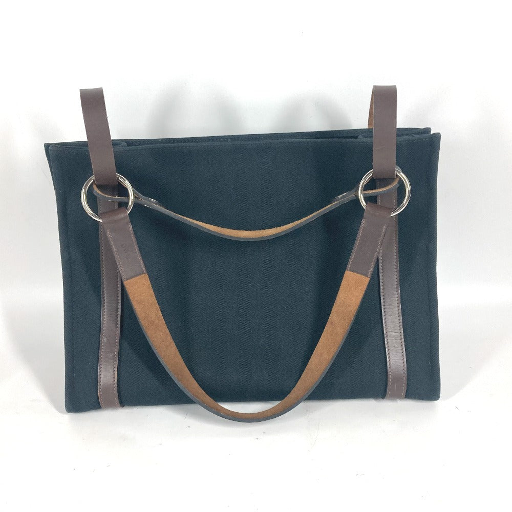 Hermes Tote Bag Cabaricol Unisex Unisex Canvas Black