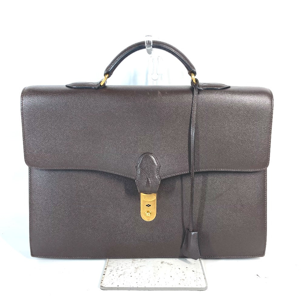 Business Bag Briefcase Terrill Mens Leather Brown Travel Bag