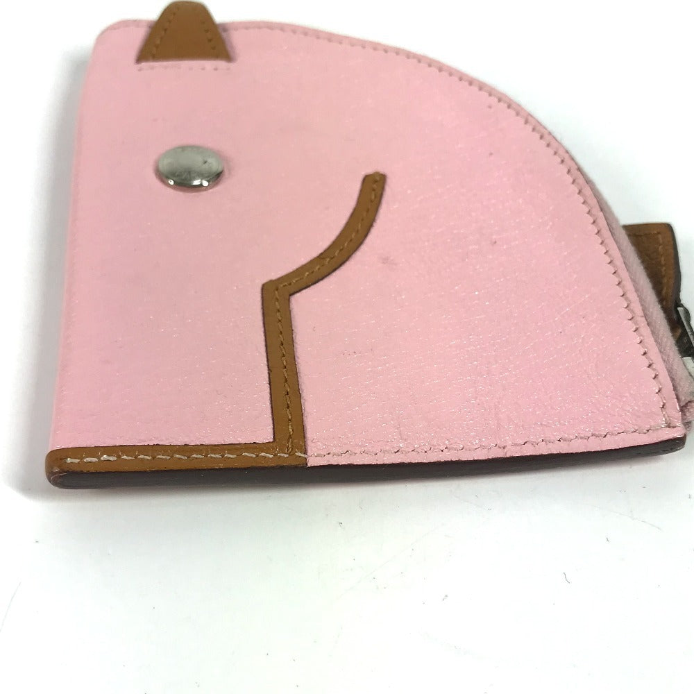Coin Case Shave Horse Cheval Paddock Women Pink Travel Bag