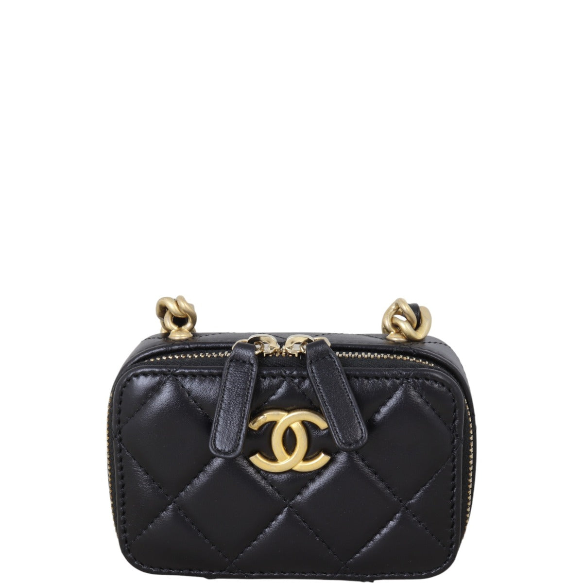 Chanel Candy Clutch on Chain Quilted Black Crossbody Bag