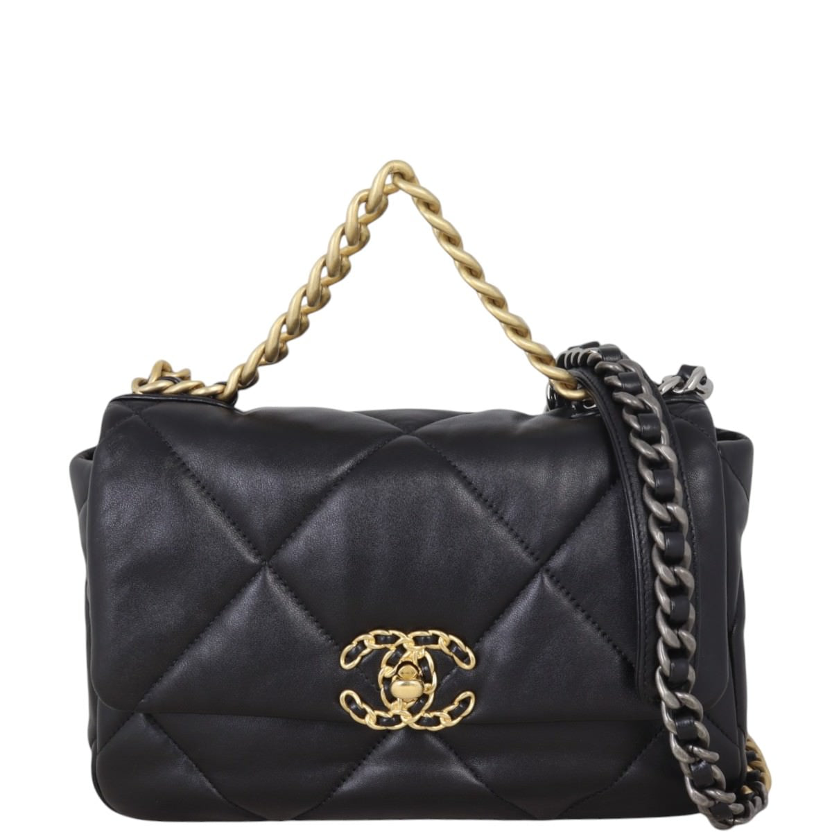 Chanel 19 Bag Black Medium Handbag