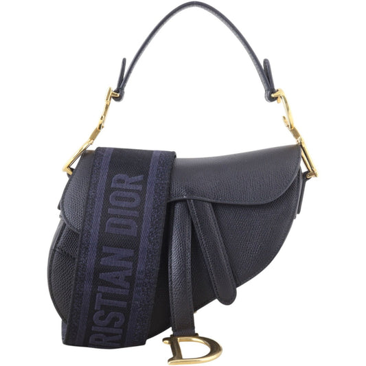 Dior Crossbody Bag Saddle Bag with Strap 3 Mini Embroidered Shoulder Bag