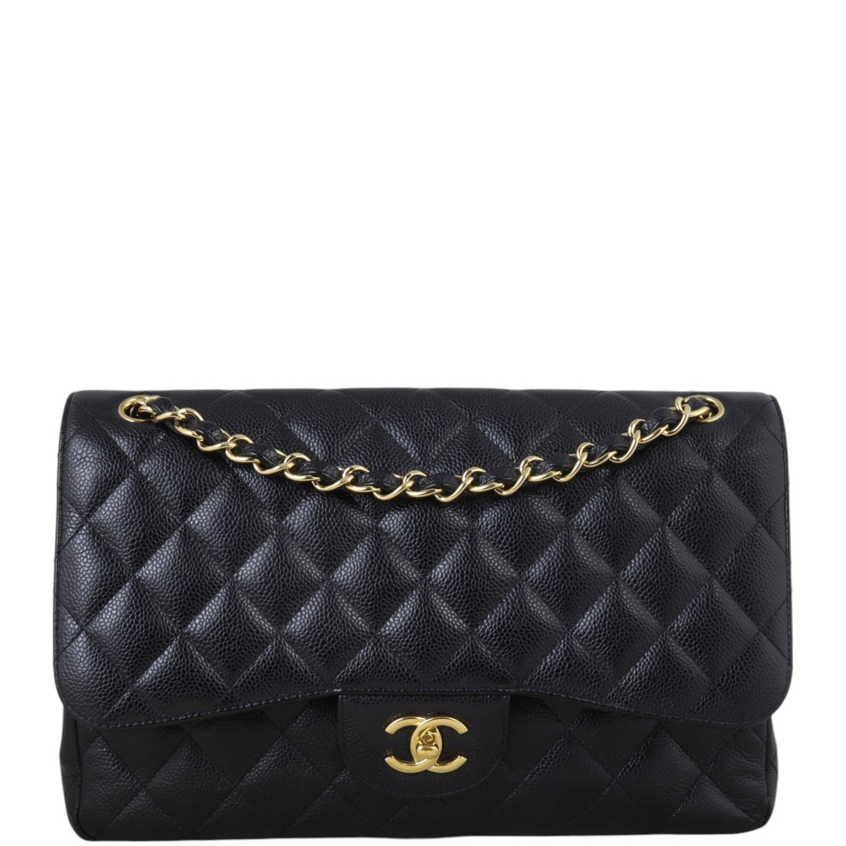 Chanel Classic Double Jumbo Handbag Black Flap Crossbody Bag Jumbo 20112024