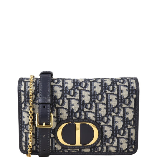 Dior Crossbody Bag 2-in-1 30 Montaigne Pouch Oblique Canvas Mini Small Shoulder Bag