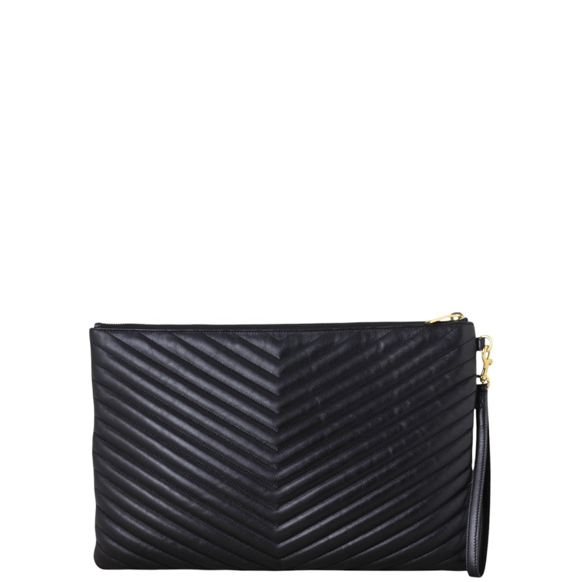 YSL Saint Laurent Cassandre Tablet Pouch Travel Bag Matelasse Monogram
