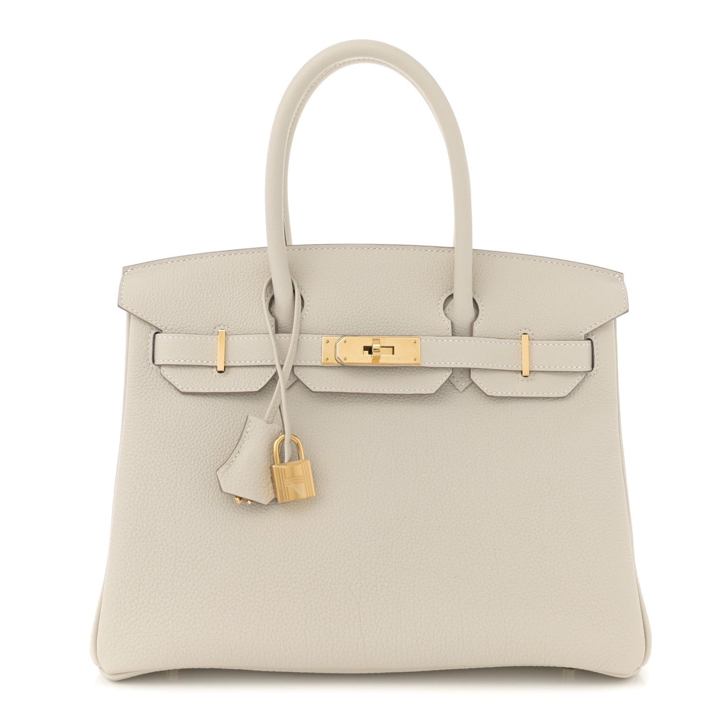 Hermes Togo Birkin Craie Handbag Travel Bag 30 Craie 1747549