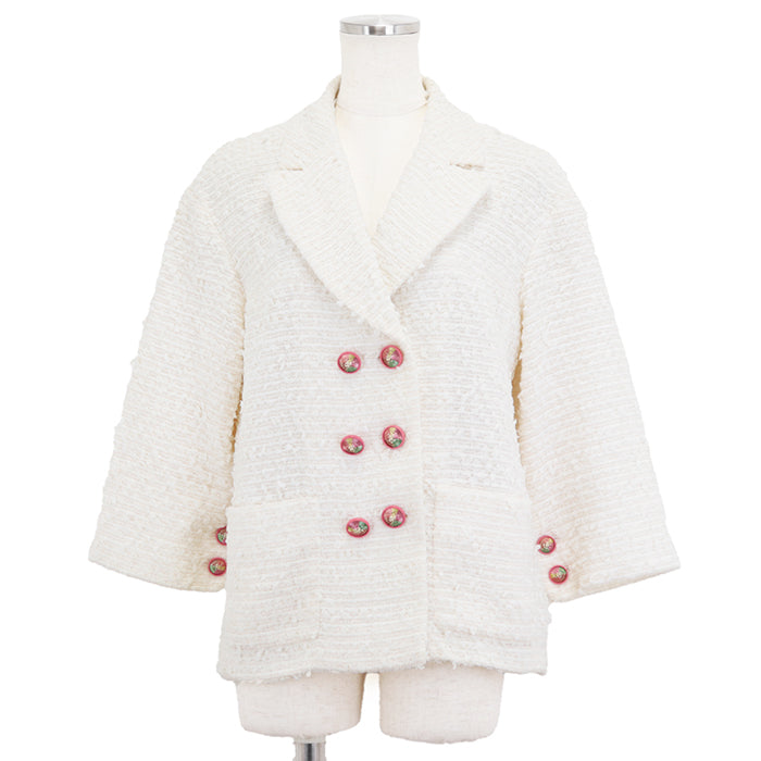 Chanel Tweed Double-Breasted Jacket