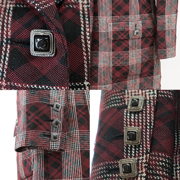 Chanel Jacket Burgundy Black 36