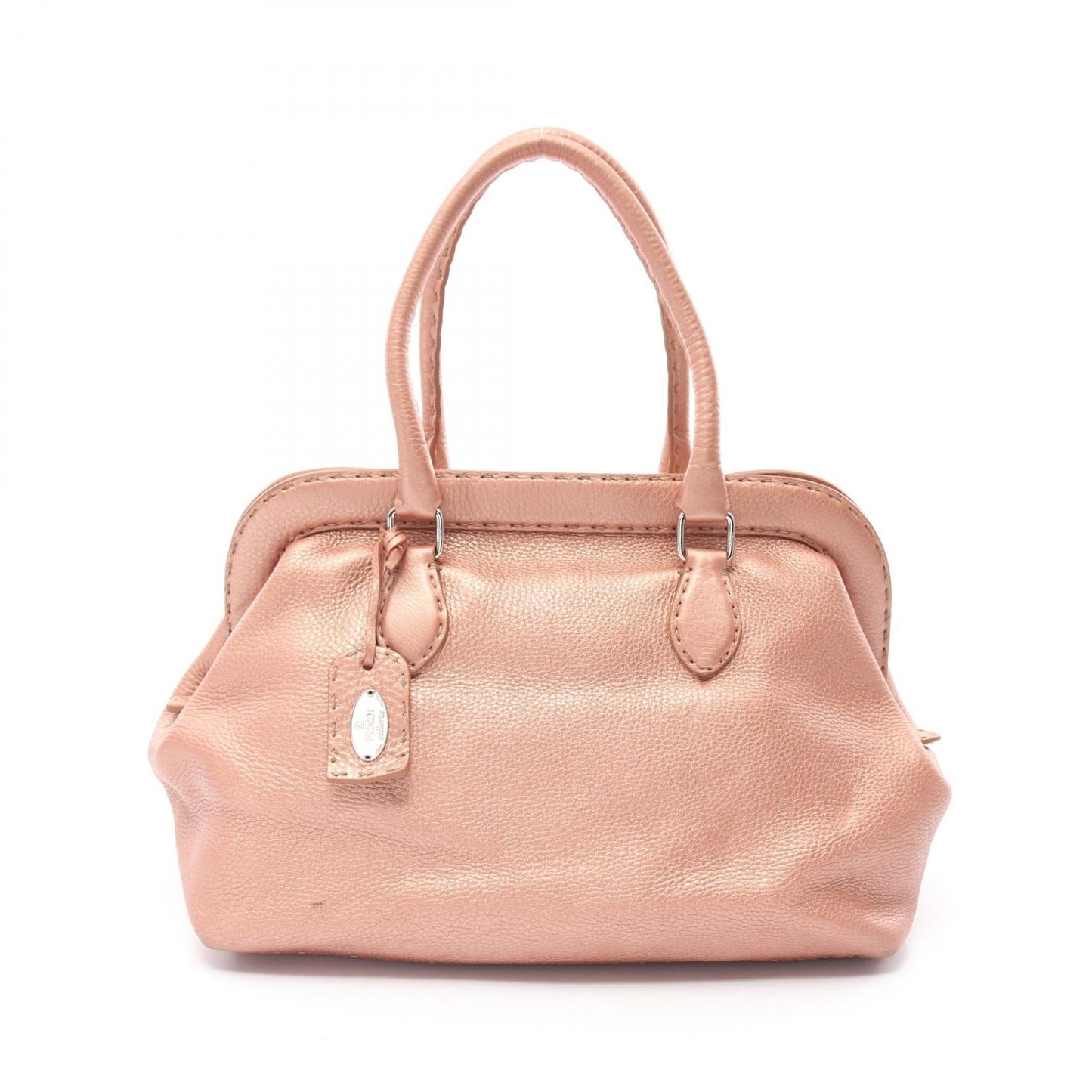 Fendi Selleria Doctor Bag Handbag Leather Travel Bag