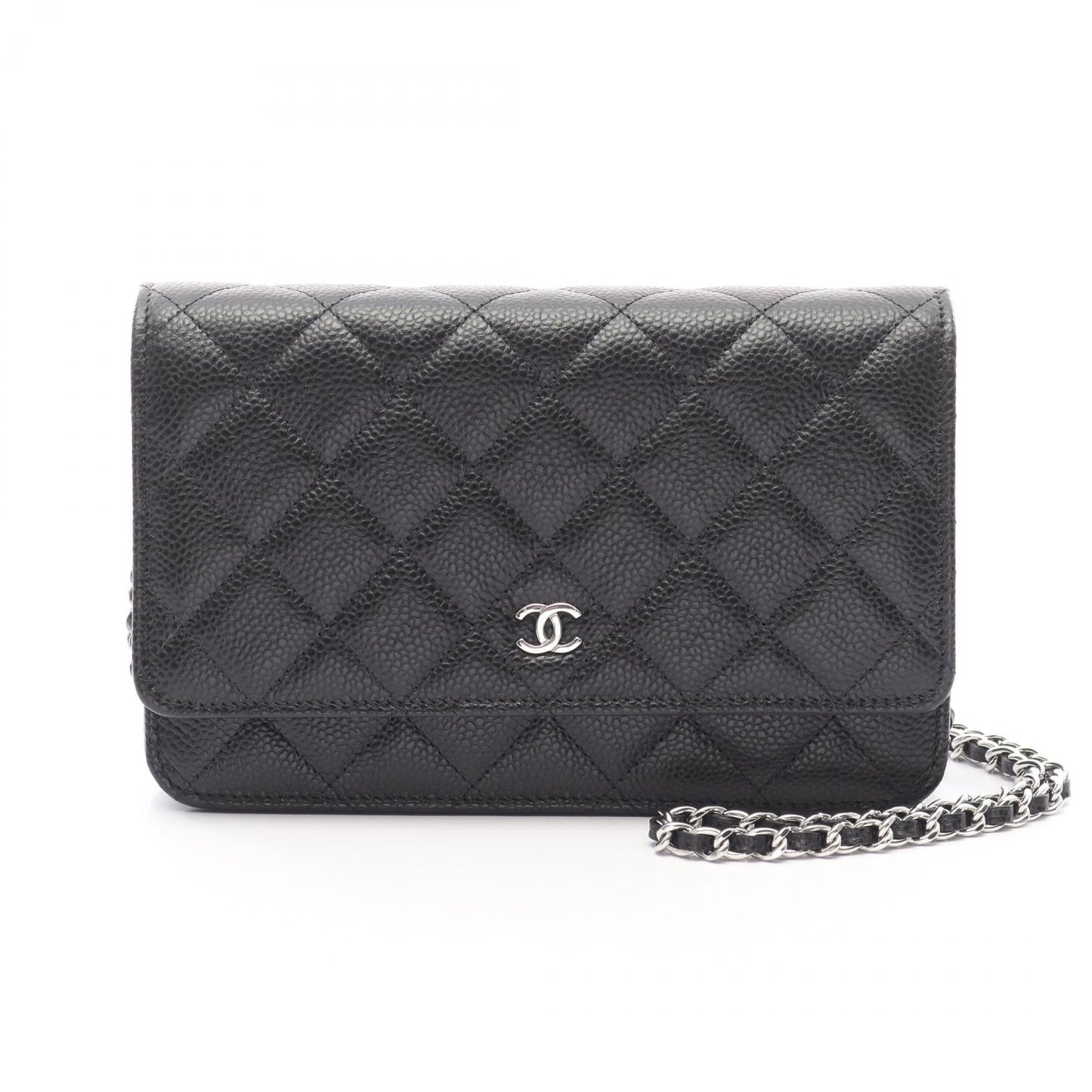 Matelasse Caviar Skin Shoulder Bag Heritage