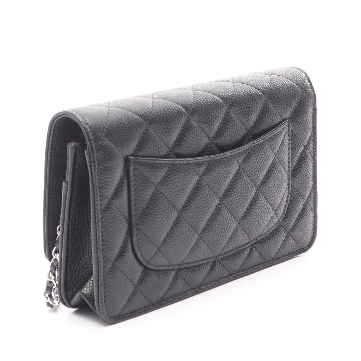 Matelasse Caviar Skin Shoulder Bag Heritage