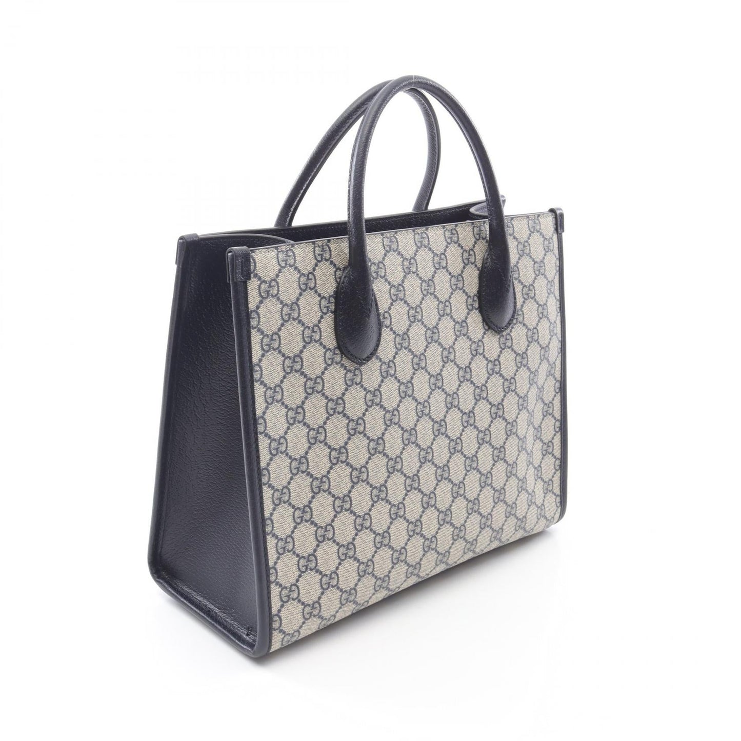 Gucci Supreme Coated Tote Bag Leather Canvas