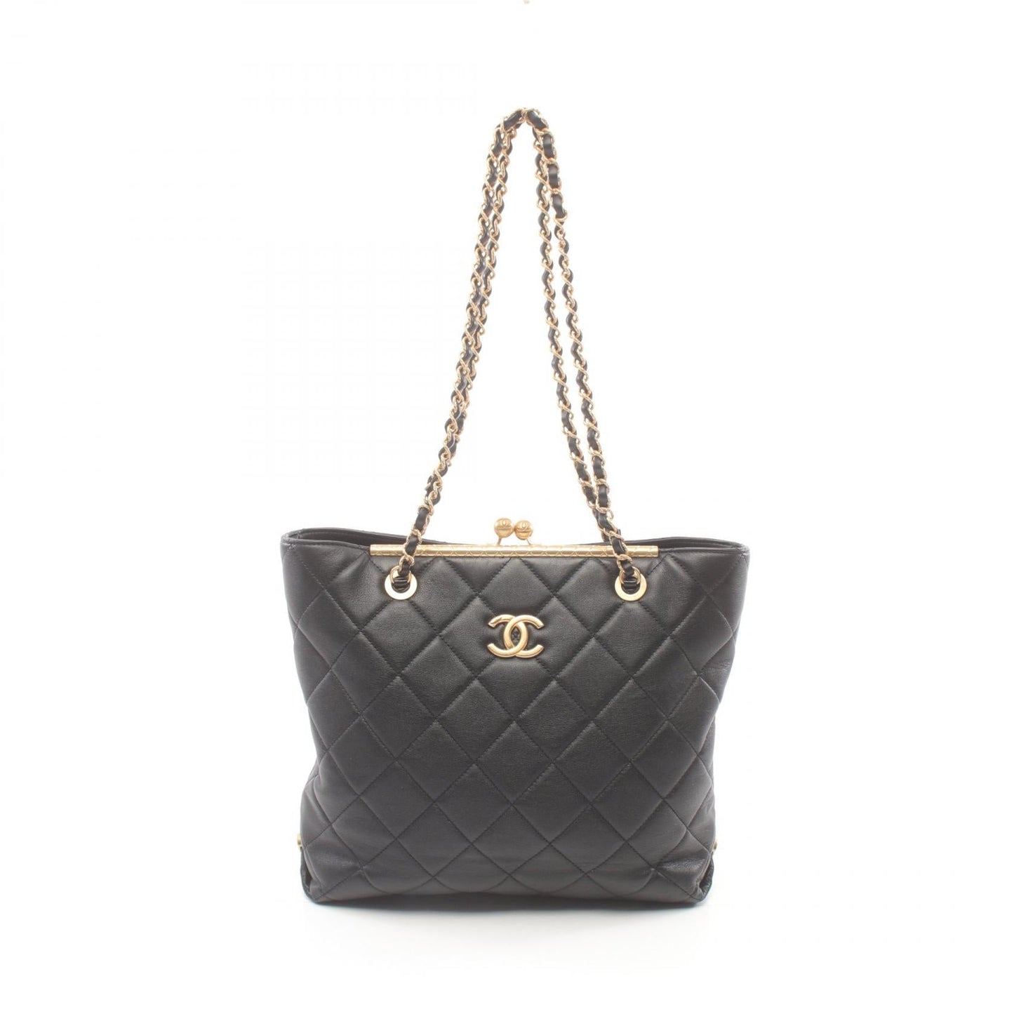 Matelasse Leather Tote Bag Signature