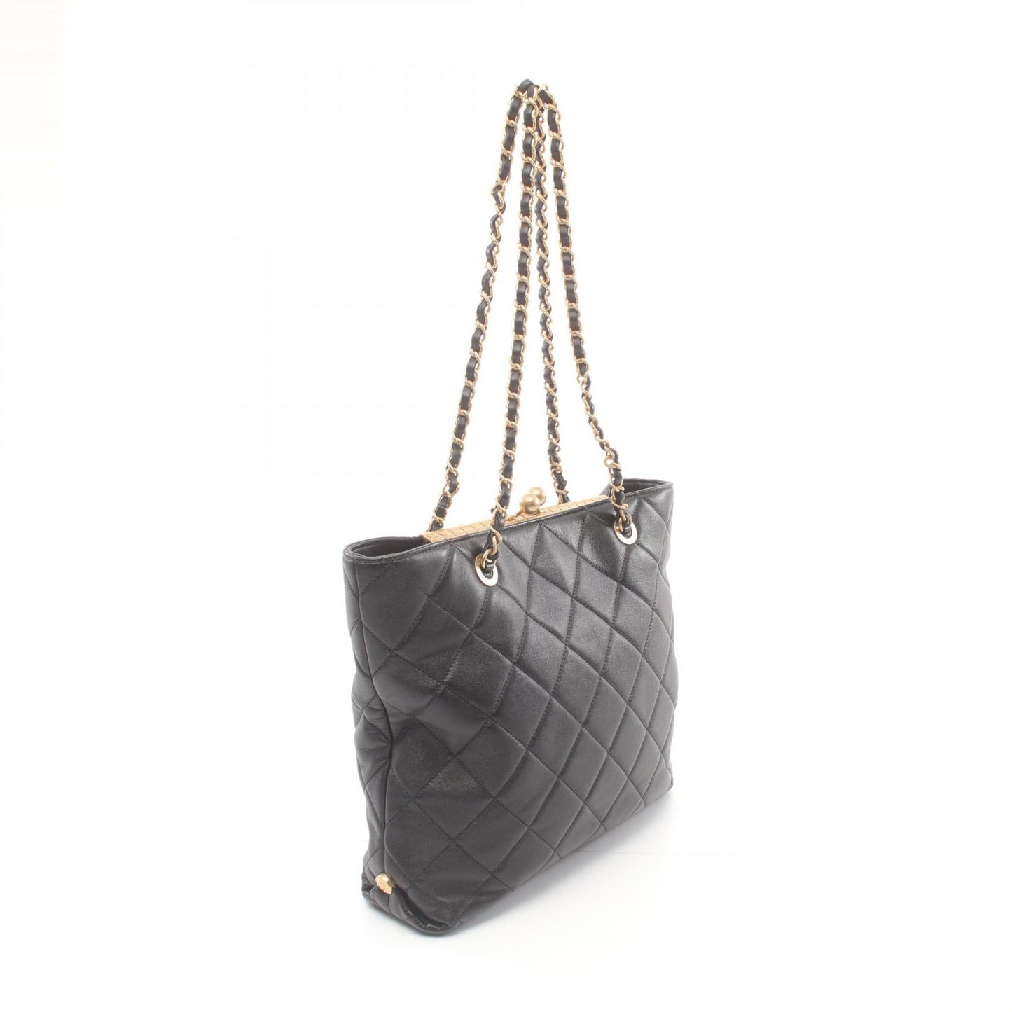 Matelasse Leather Tote Bag Signature