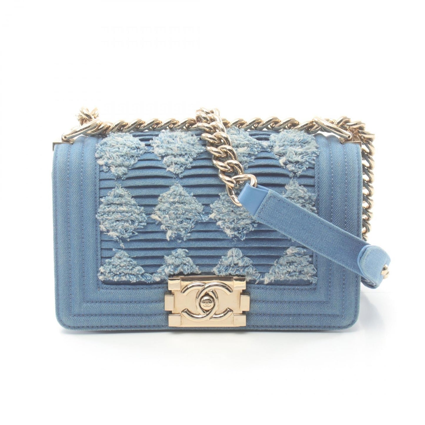 Chanel Boy Denim Shoulder Bag
