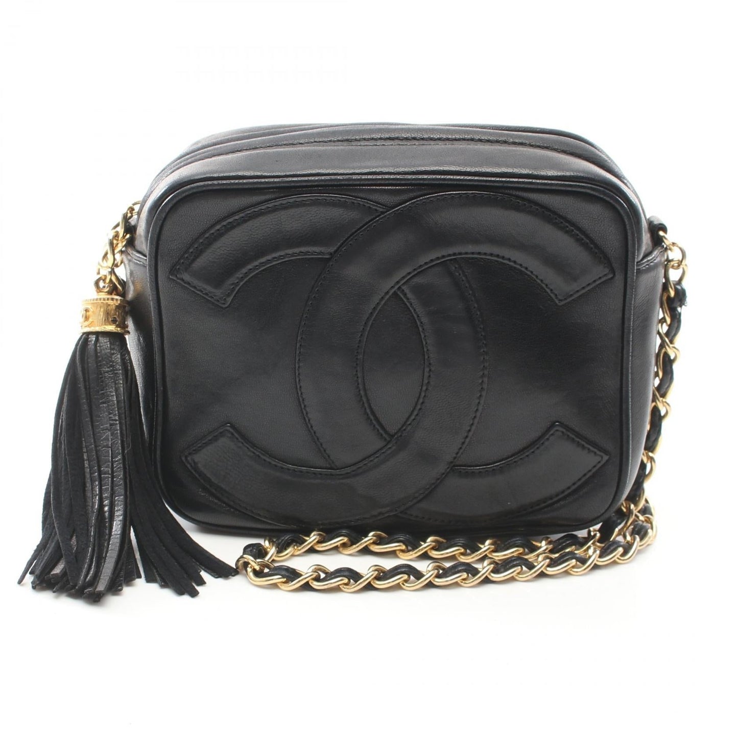 Matelasse Lambskin Shoulder Bag Signature Heritage
