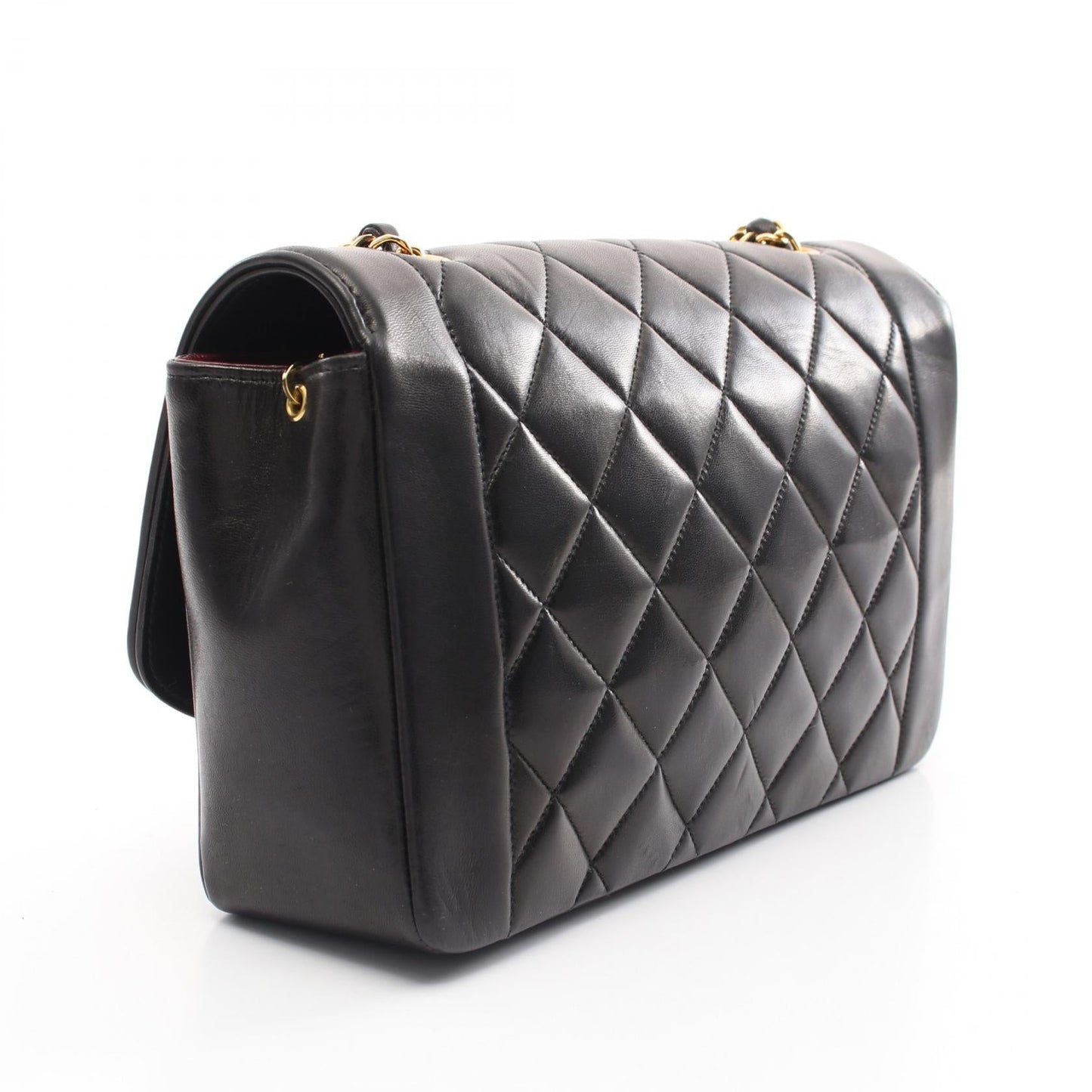 Matelasse Diana Flap Lambskin Shoulder Bag Boutique