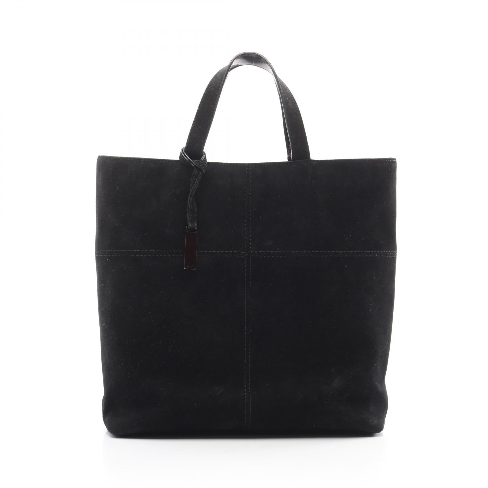 Gucci Tote Bag Leather Suede