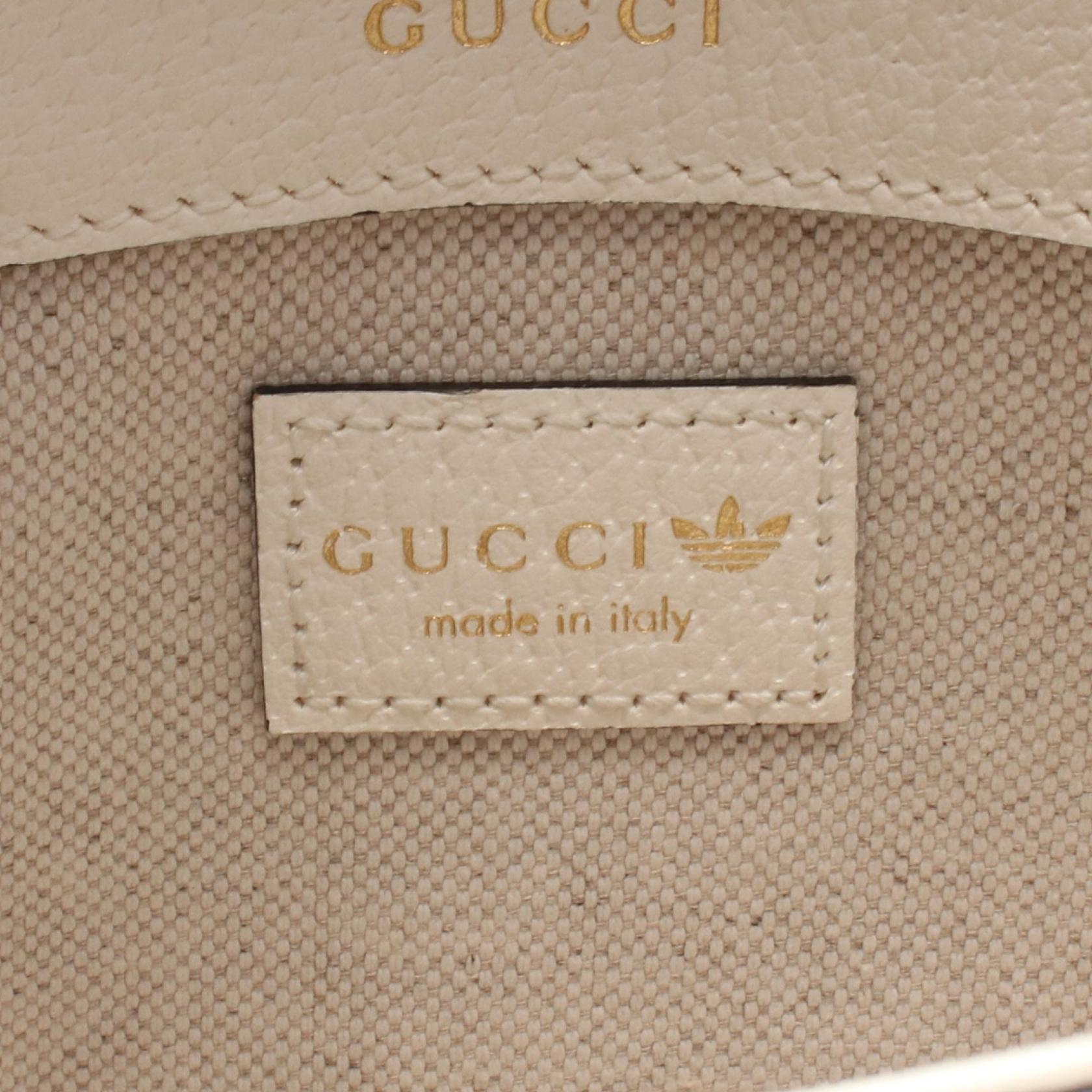 Gucci Adidas Horsebit Shoulder Bag Leather
