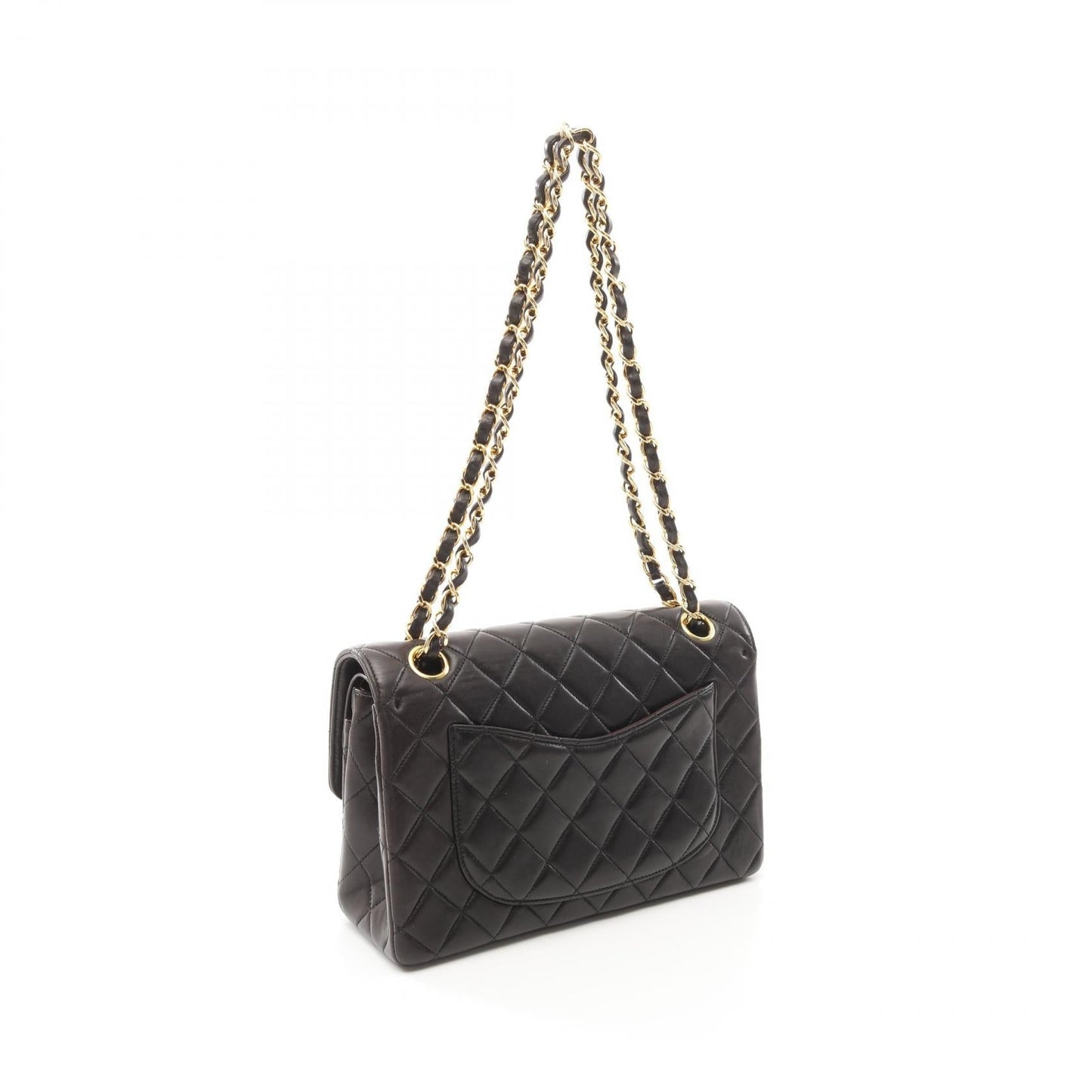 Matelasse Lambskin Shoulder Bag Flap 110