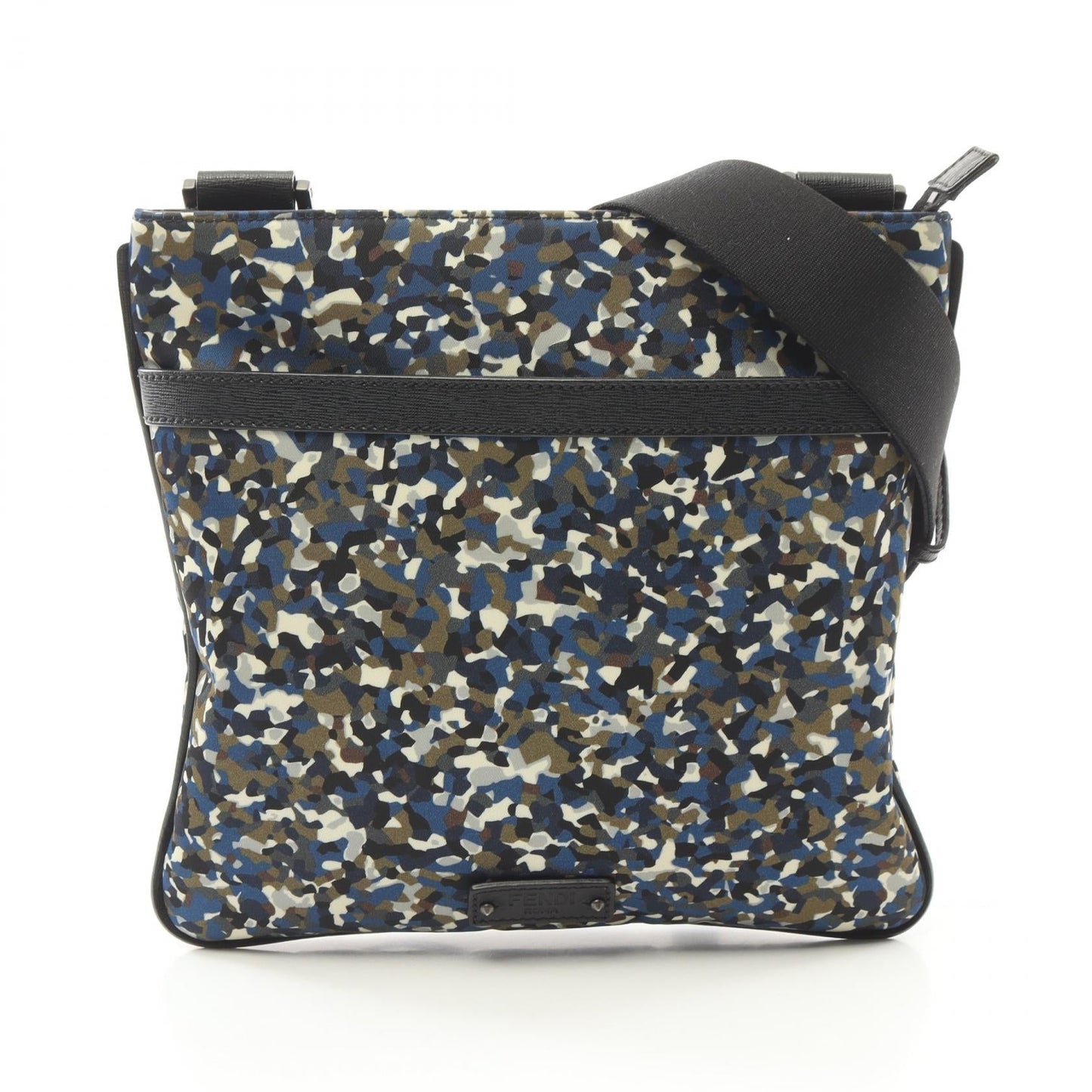 Fendi Shoulder Bag Leather Nylon