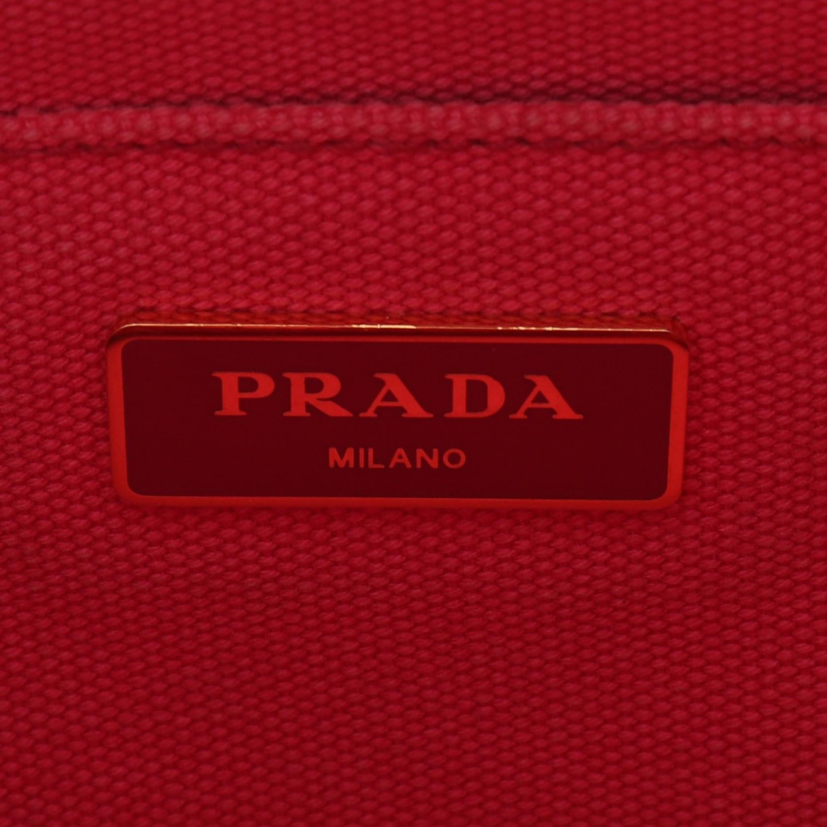 Prada Canapa Tote Bag Canvas Tote Bag 11
