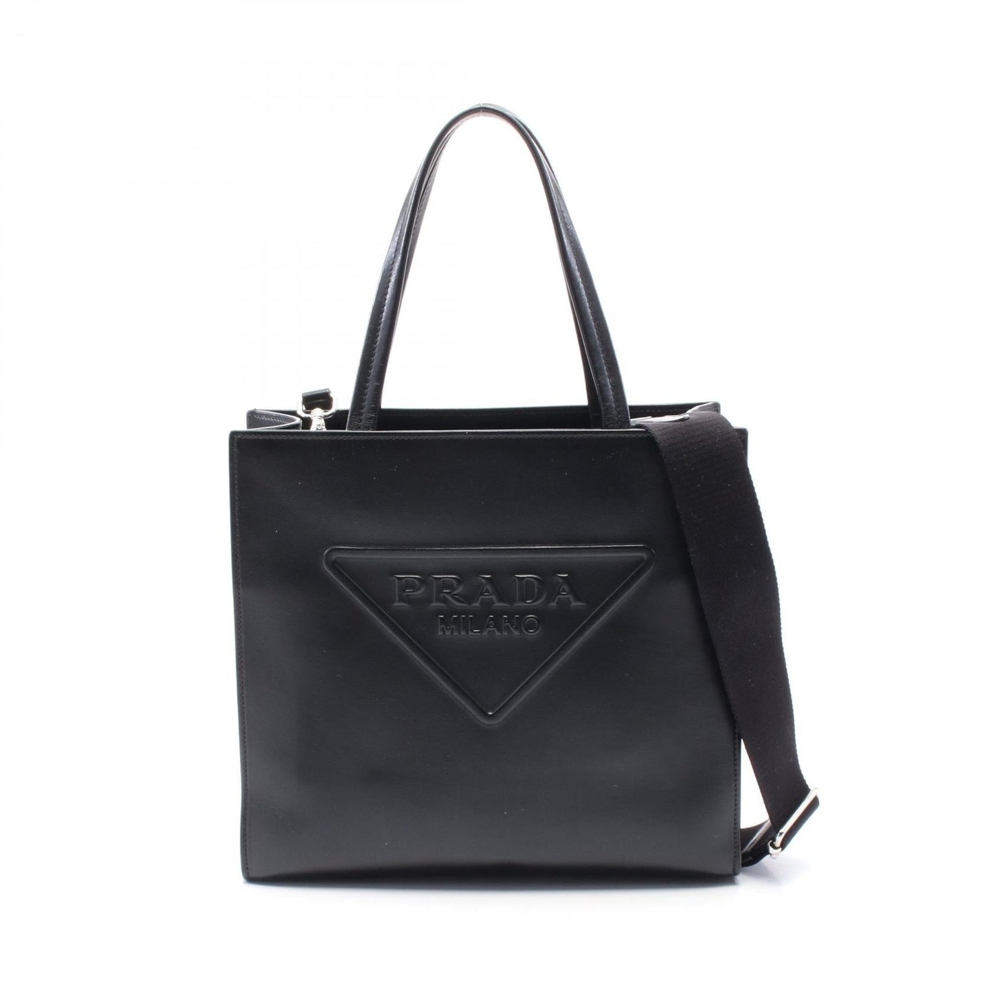 Prada Soft Calf Tote Bag Leather Calf Leather