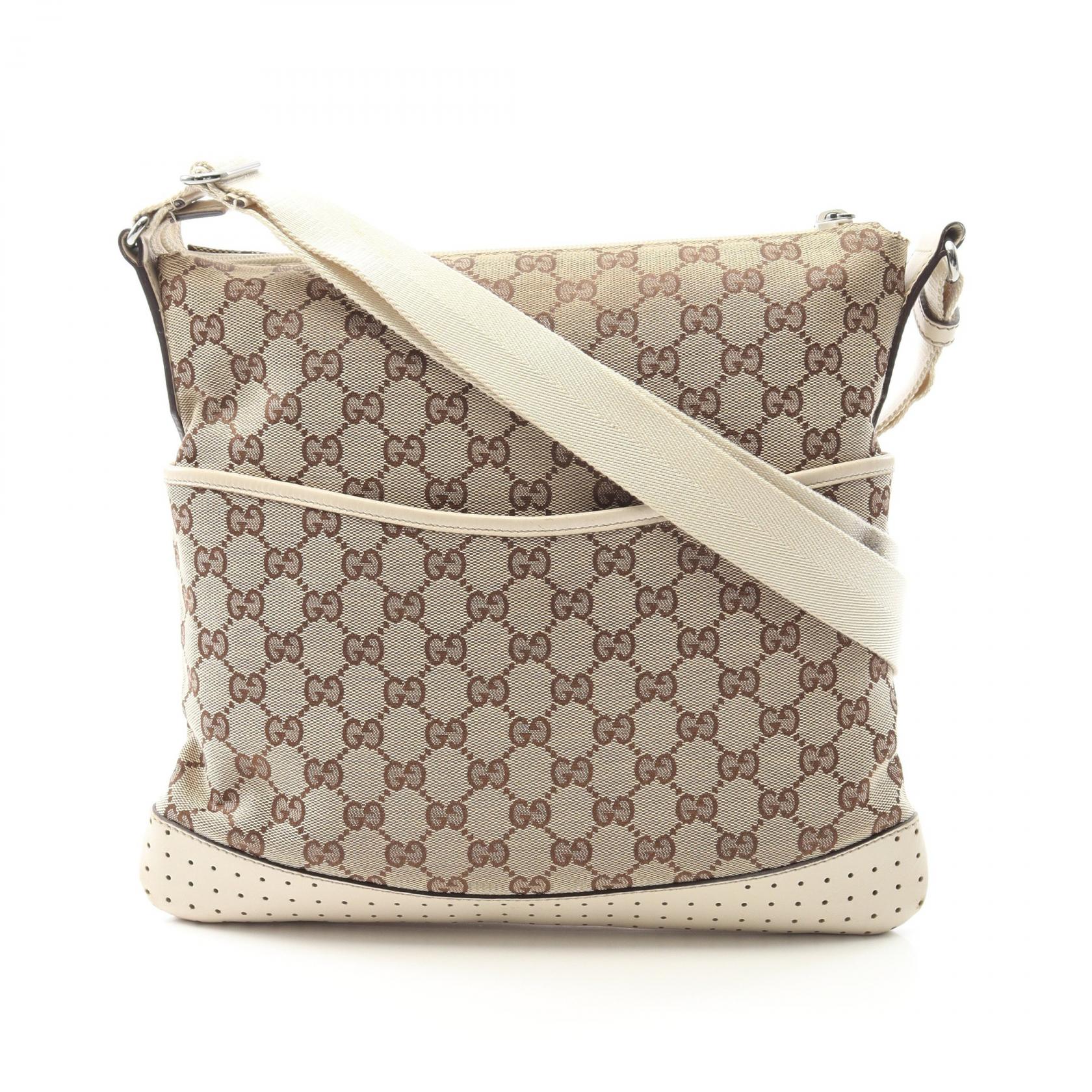 Gucci Shoulder Bag Canvas Bag 75