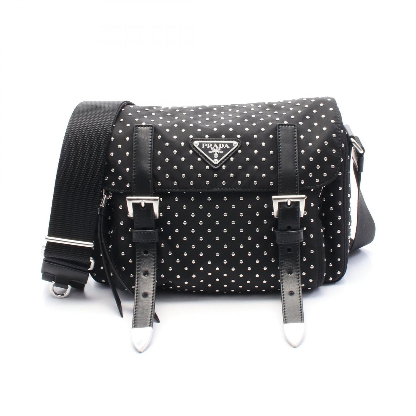 Prada Re Shoulder Bag Leather Nylon