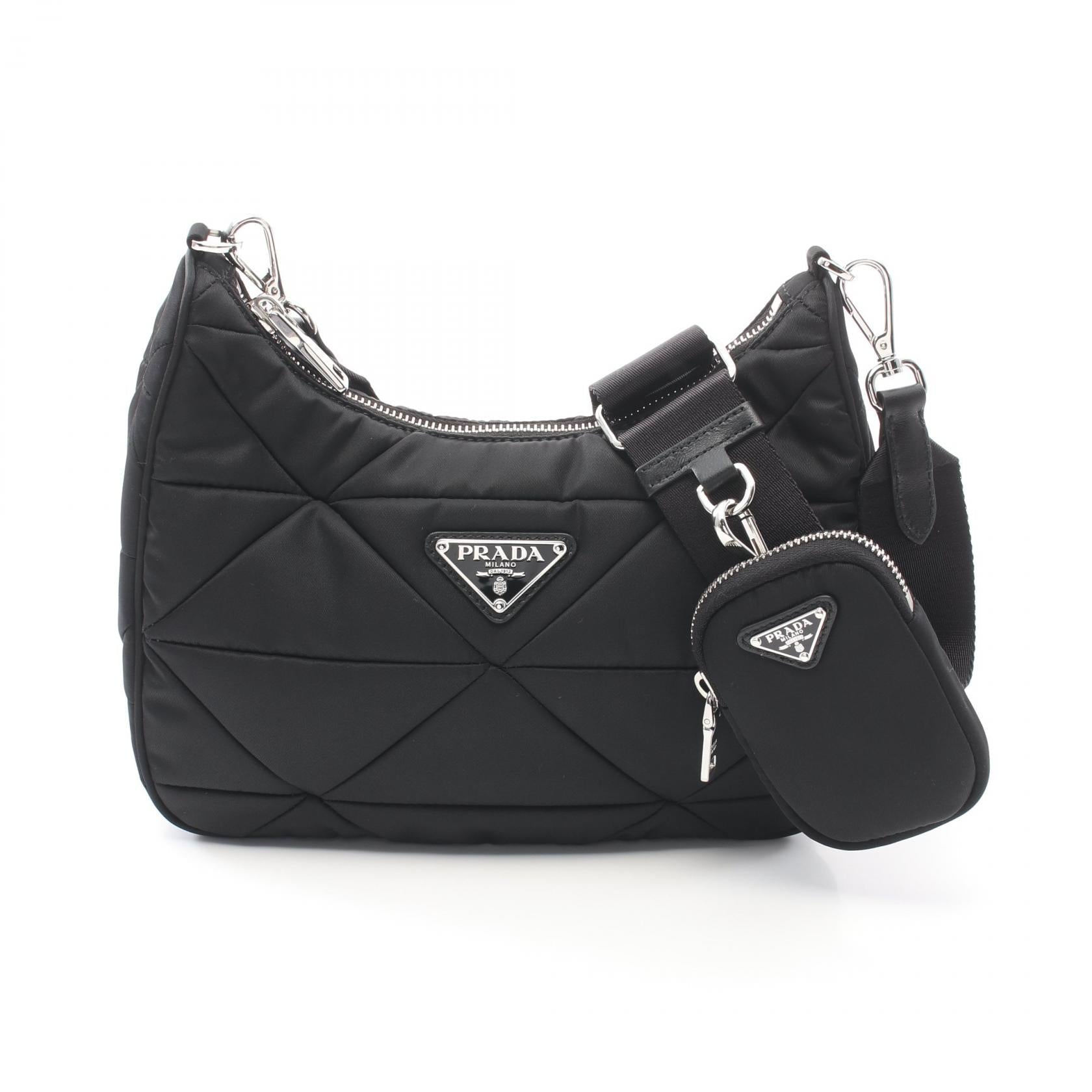 Prada Tessuto Shoulder Bag Nylon Nylon Shoulder Bag