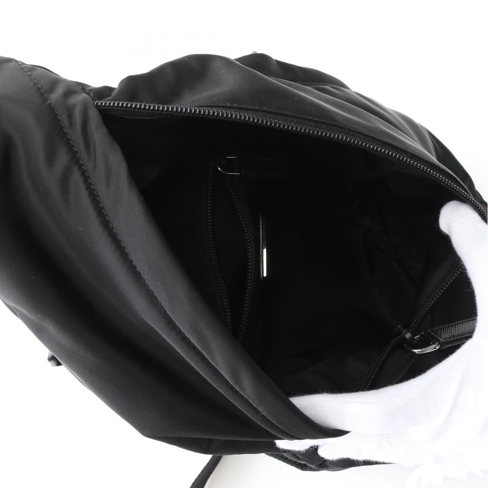 Prada Tessuto Waist Bag Leather Nylon Saffiano Travel Bag Bag 2Vz0922Dmgf0002 1