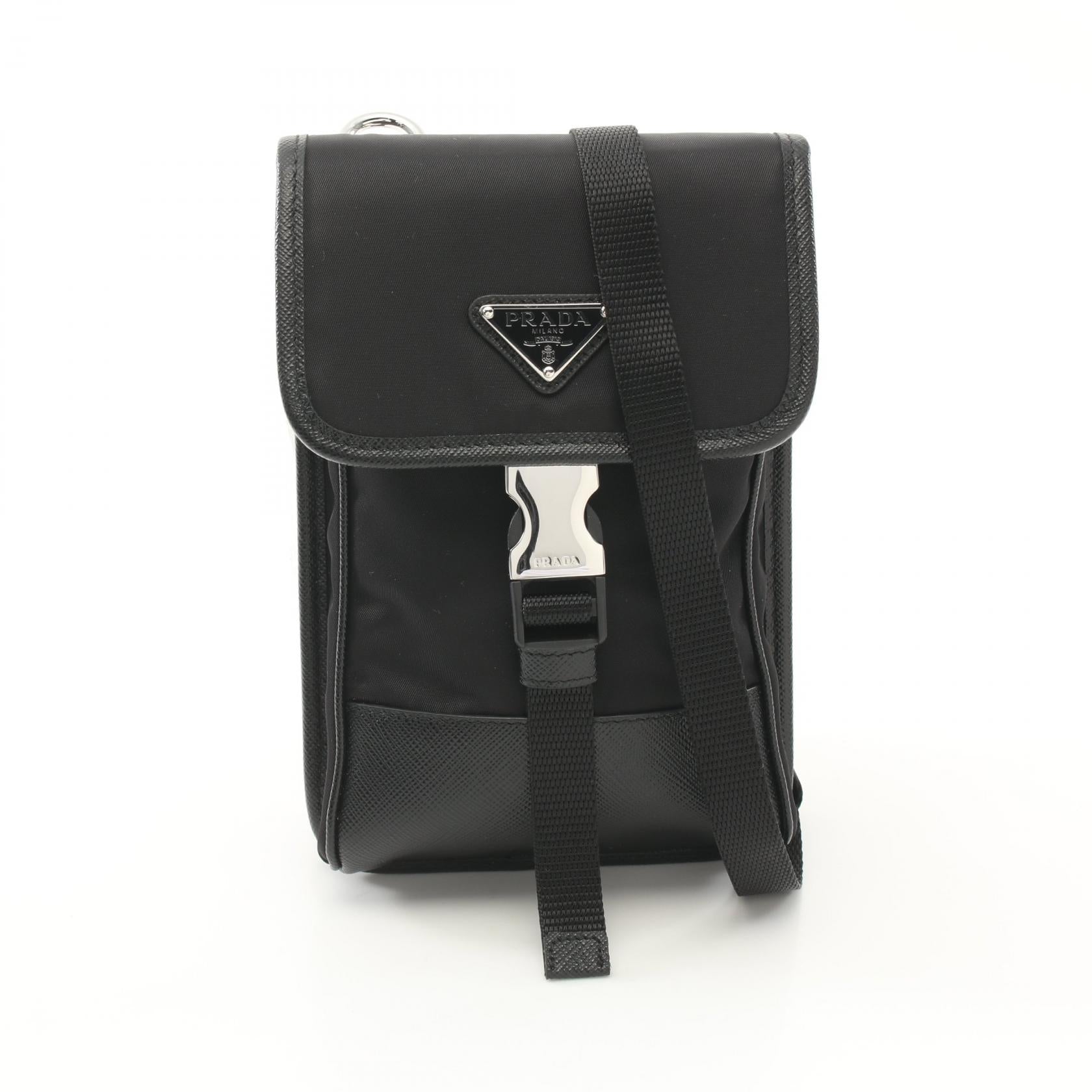 Prada Tessuto Shoulder Bag Leather Nylon Saffiano Shoulder Bag 2Zh1092Dmhf0002