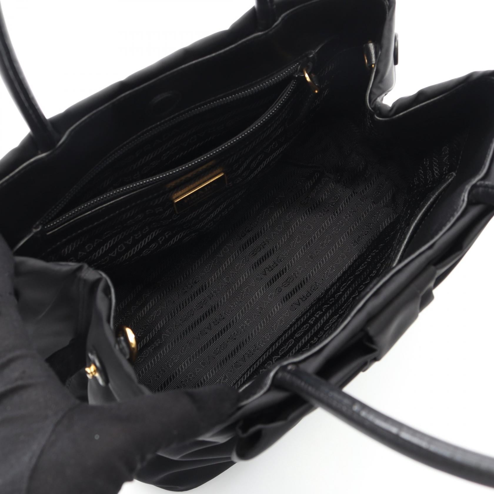 Prada Prada Handbag Nylon Leather 2Way Bag Travel Bag