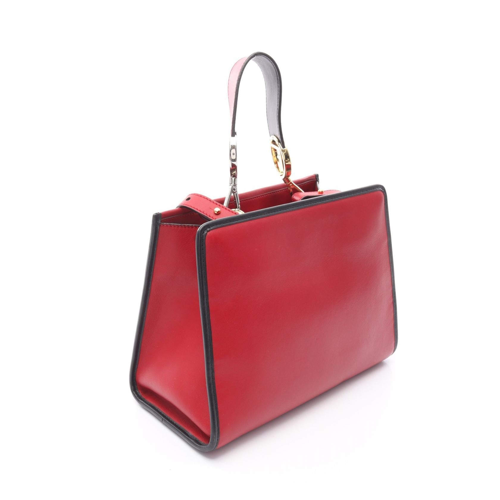 Fendi Runaway Handbag Leather Travel Bag