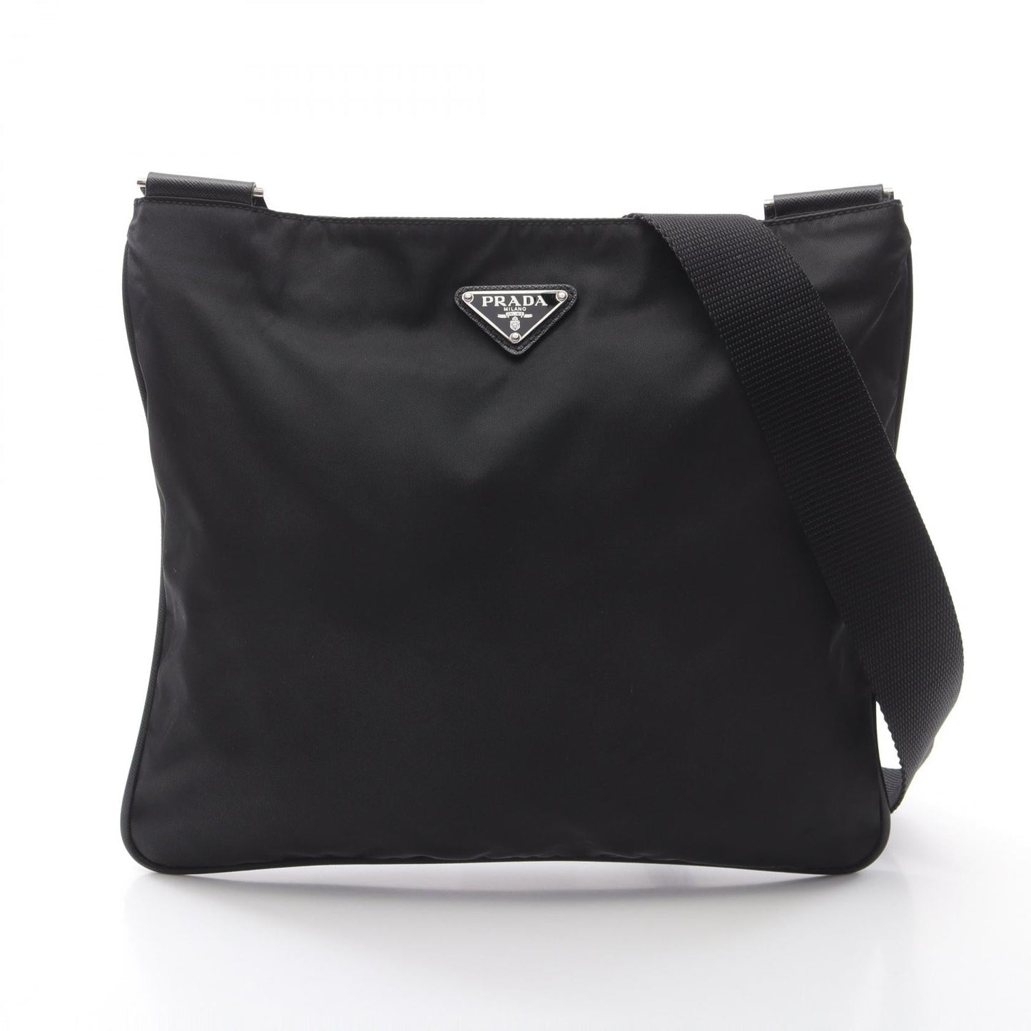 Prada Tessuto Saffi Shoulder Bag Bag Leather Nylon Saffiano
