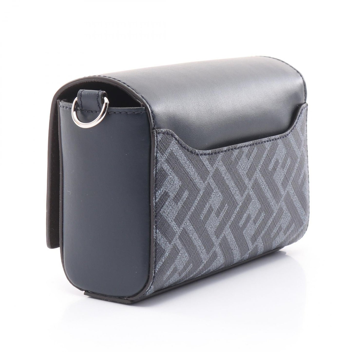 Fendi Ff Squared Shoulder Bag Leather