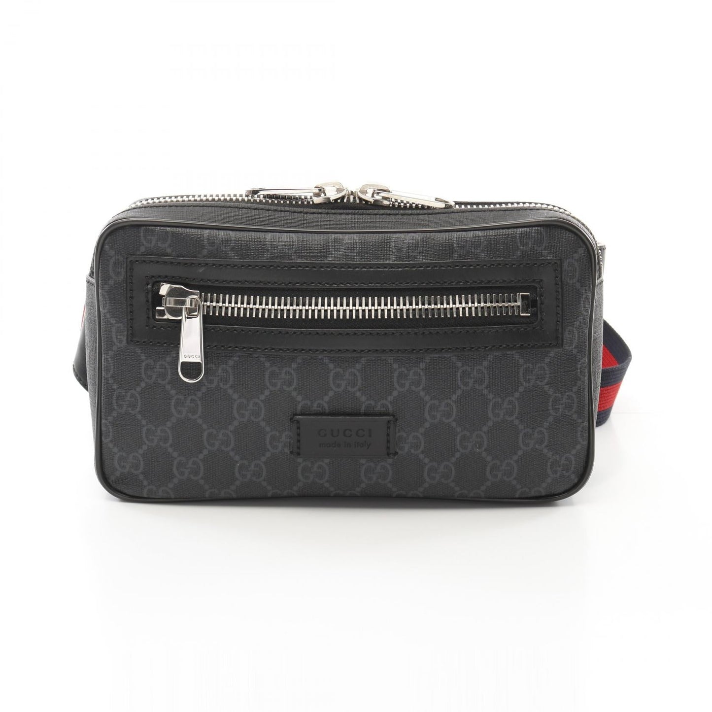 Gucci Soft Supreme Sheline Line Pvc Coated Waist Canvas Travel Bag