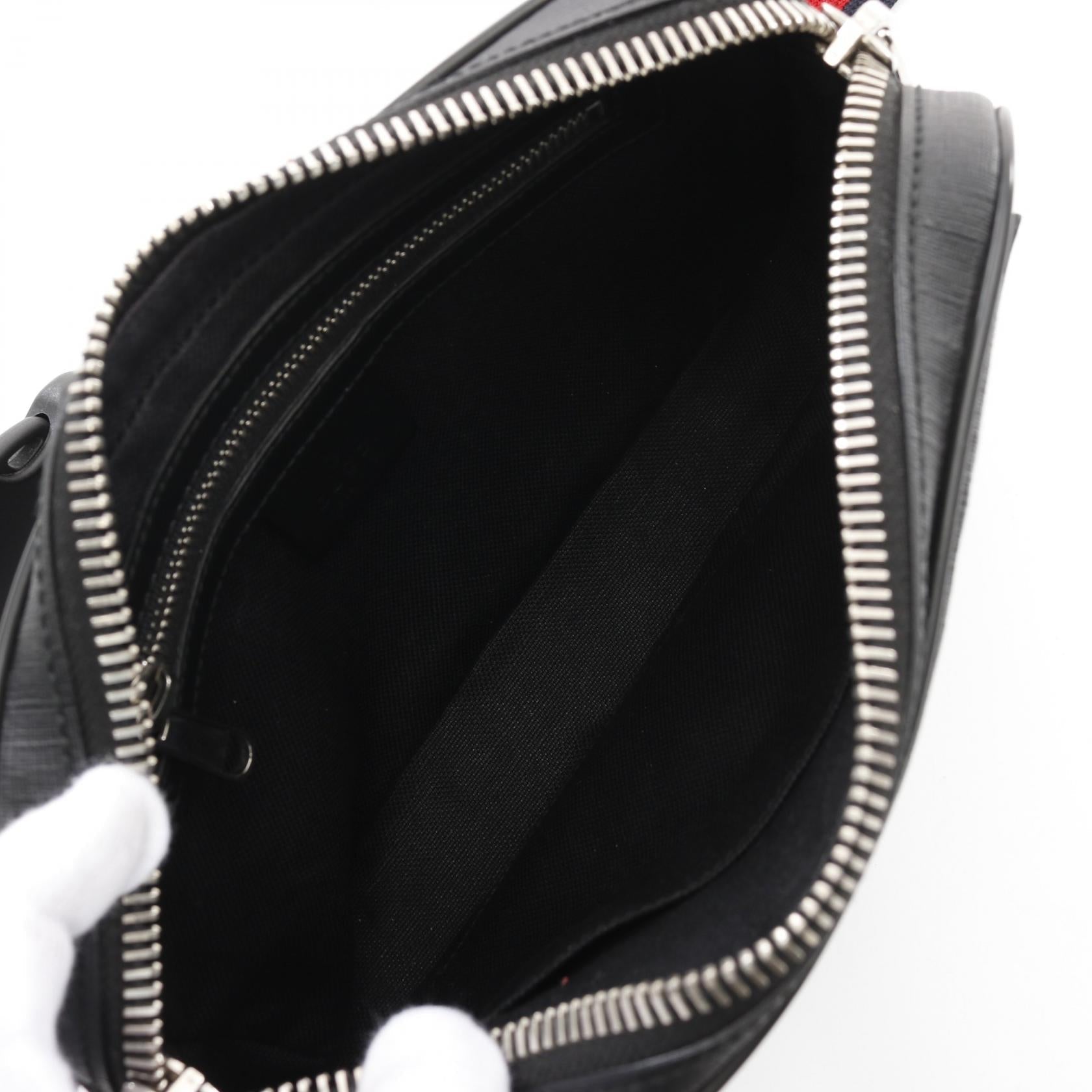 Gucci Soft Supreme Sheline Line Pvc Coated Waist Canvas Travel Bag