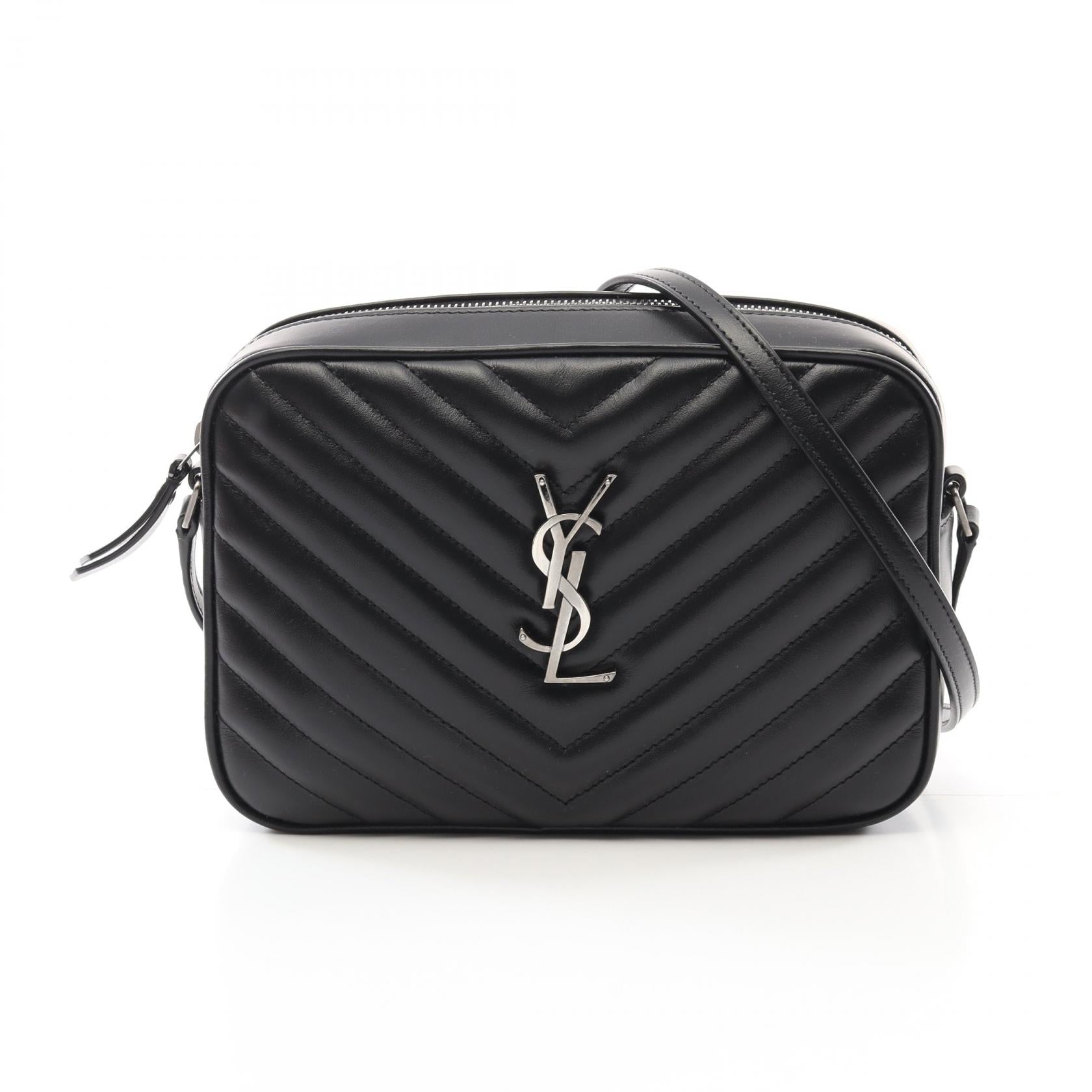 YSL Saint Laurent Lou Shoulder Bag Leather Monogram