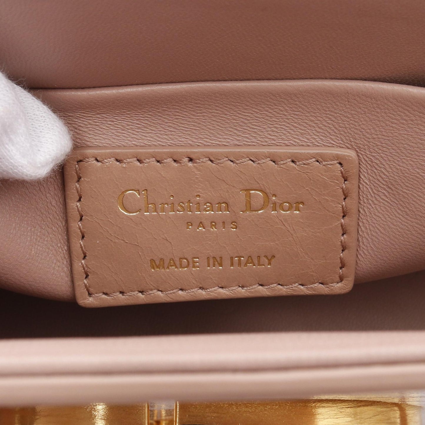 Dior Christian Shoulder Bag Leather 2