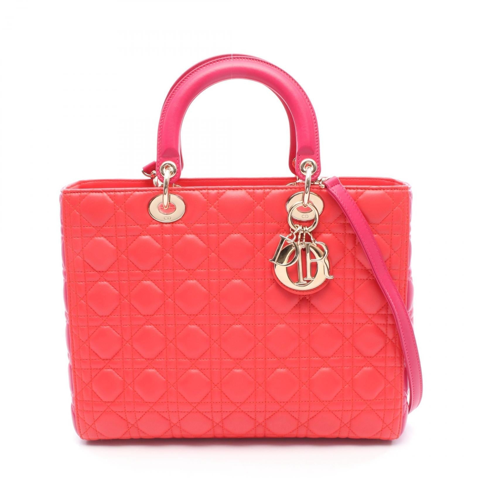 Dior Lady Handbag Leather Travel Bag Leather Handbag 1
