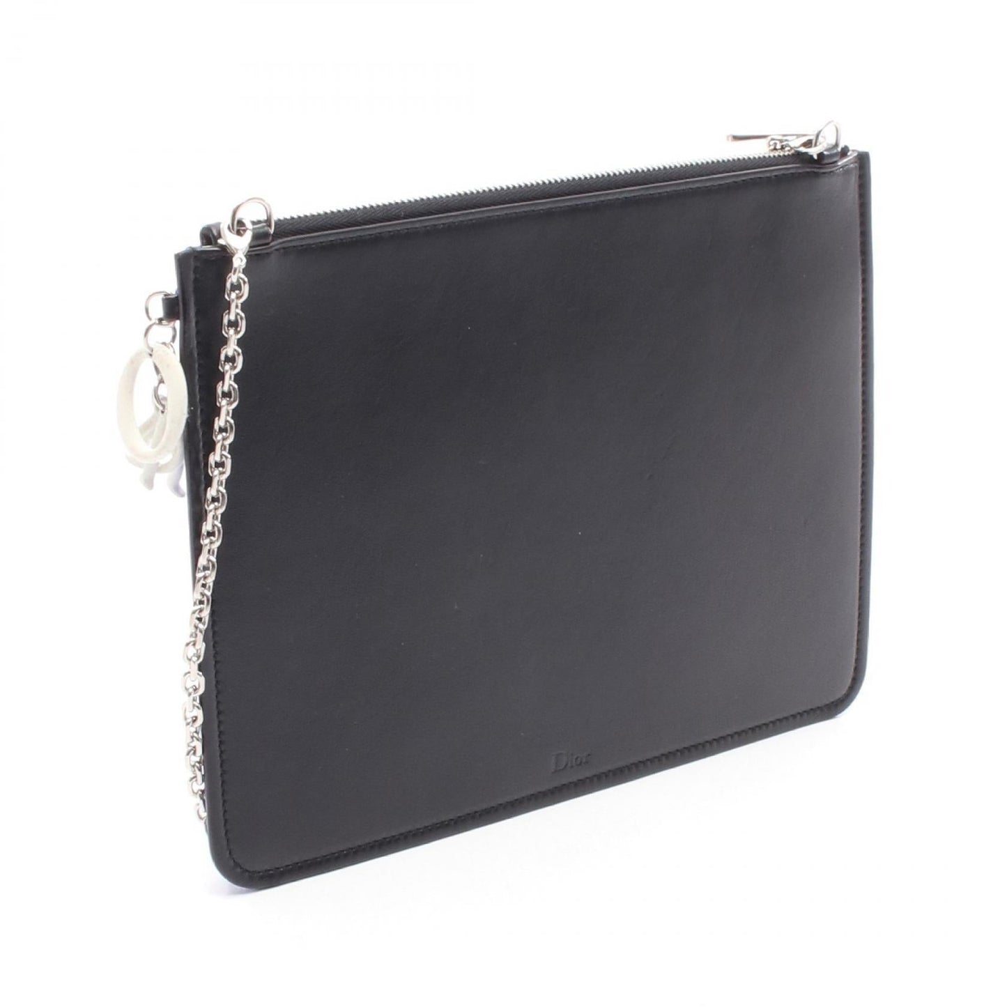 Dior Christian Fabric Shoulder Bag Leather